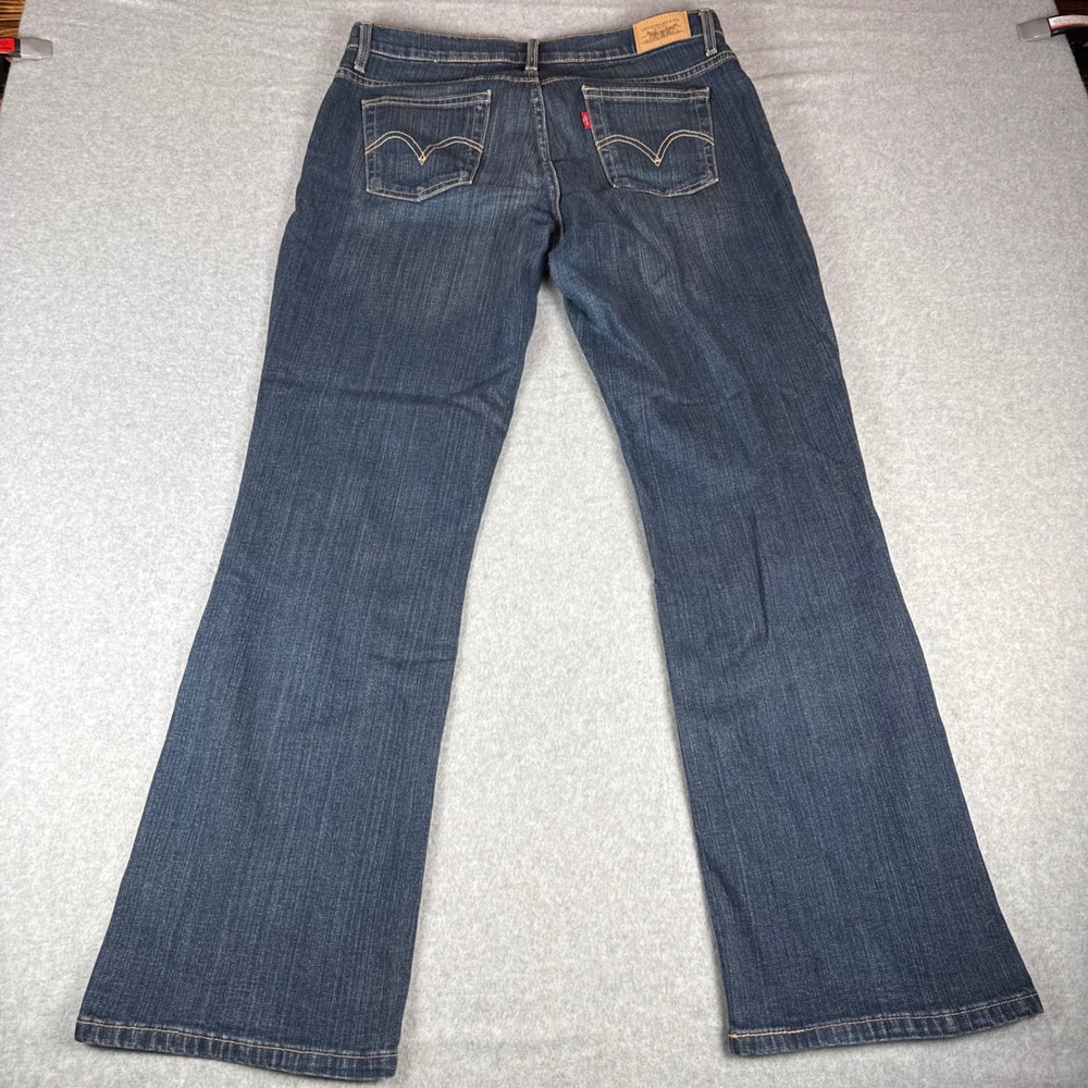 Levis 550 Relaxed Boot Cut Womens 12 Medium Blue Denim Jeans
